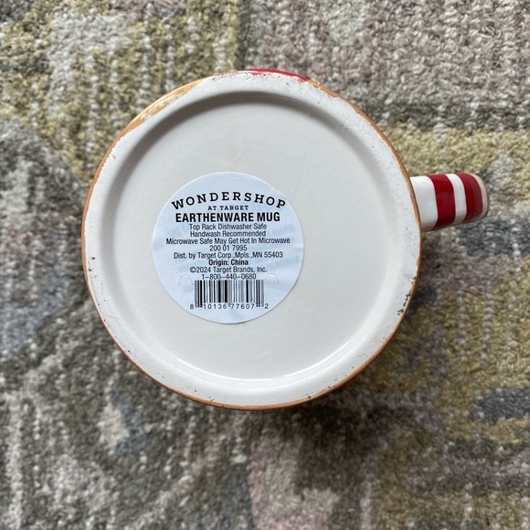 Wondershop Ceramic Gingerbread house Tan and Red Holiday Coffee Mug - Picture 3 of 5